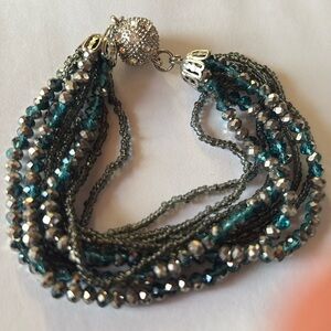 Gorgeous vintage bead magnetic bracelet